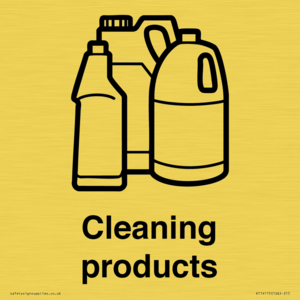 Dementia Cleaning products sign